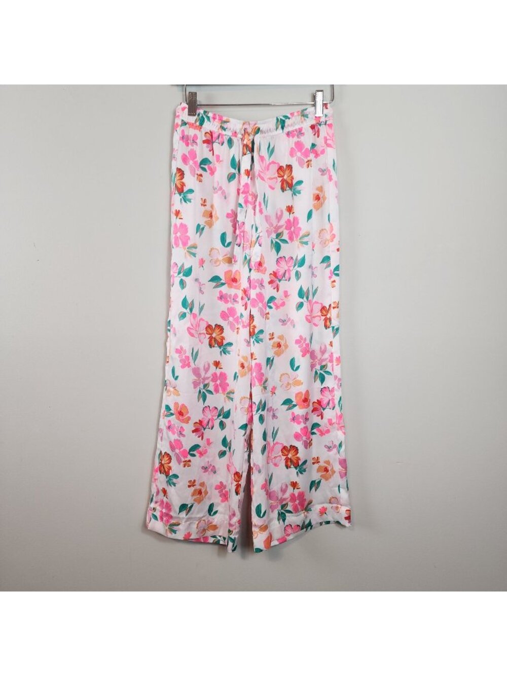 J.Crew Factory Wide Leg Floral Lounge Pants sz XXS sleepwear silky